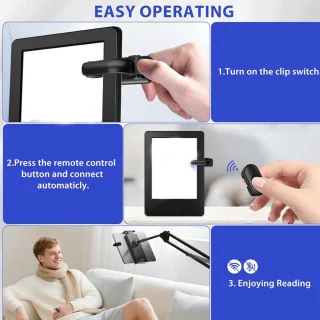 Universeel E-reader Afstandsbediening Zwart