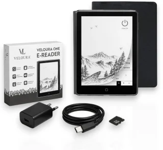 De Veloura One e reader, 6 inch in één oogopslag