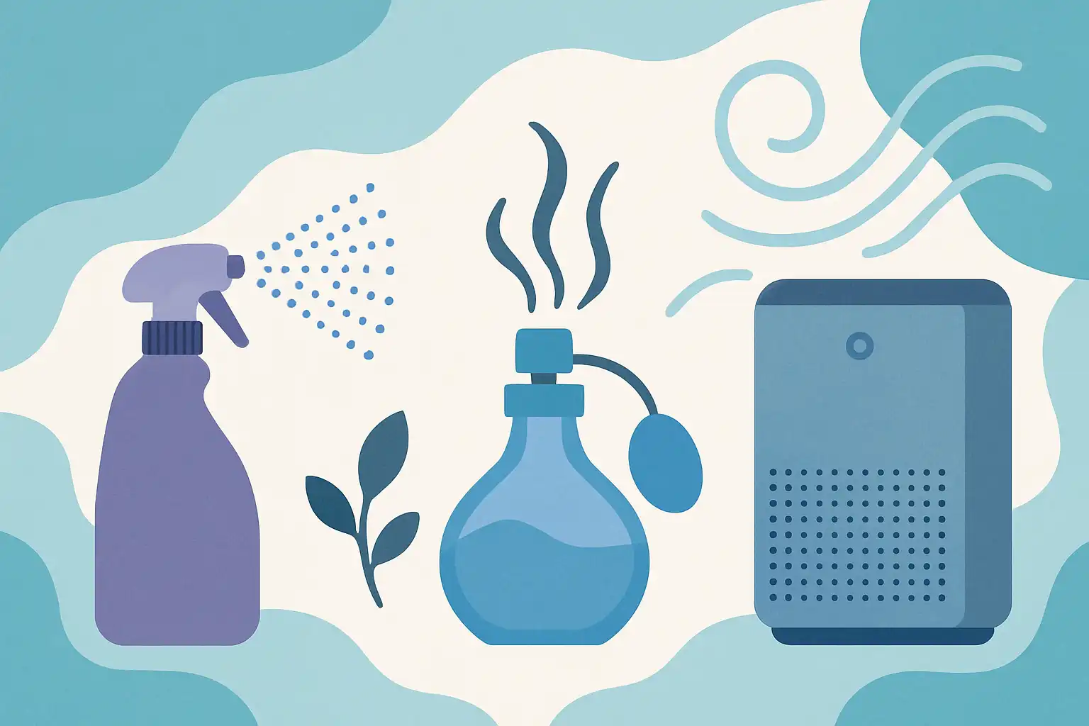 Geuren, sprays en luchtreinigers: werken ze samen of maken ze het erger?