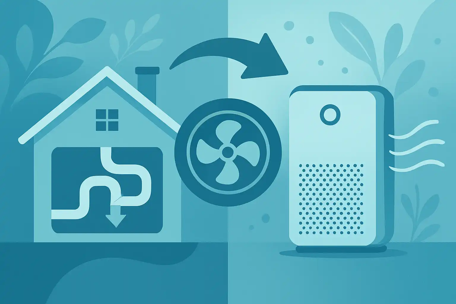 Ingebouwde luchtreinigers voor het hele huis: centraal systeem of losse apparaten?