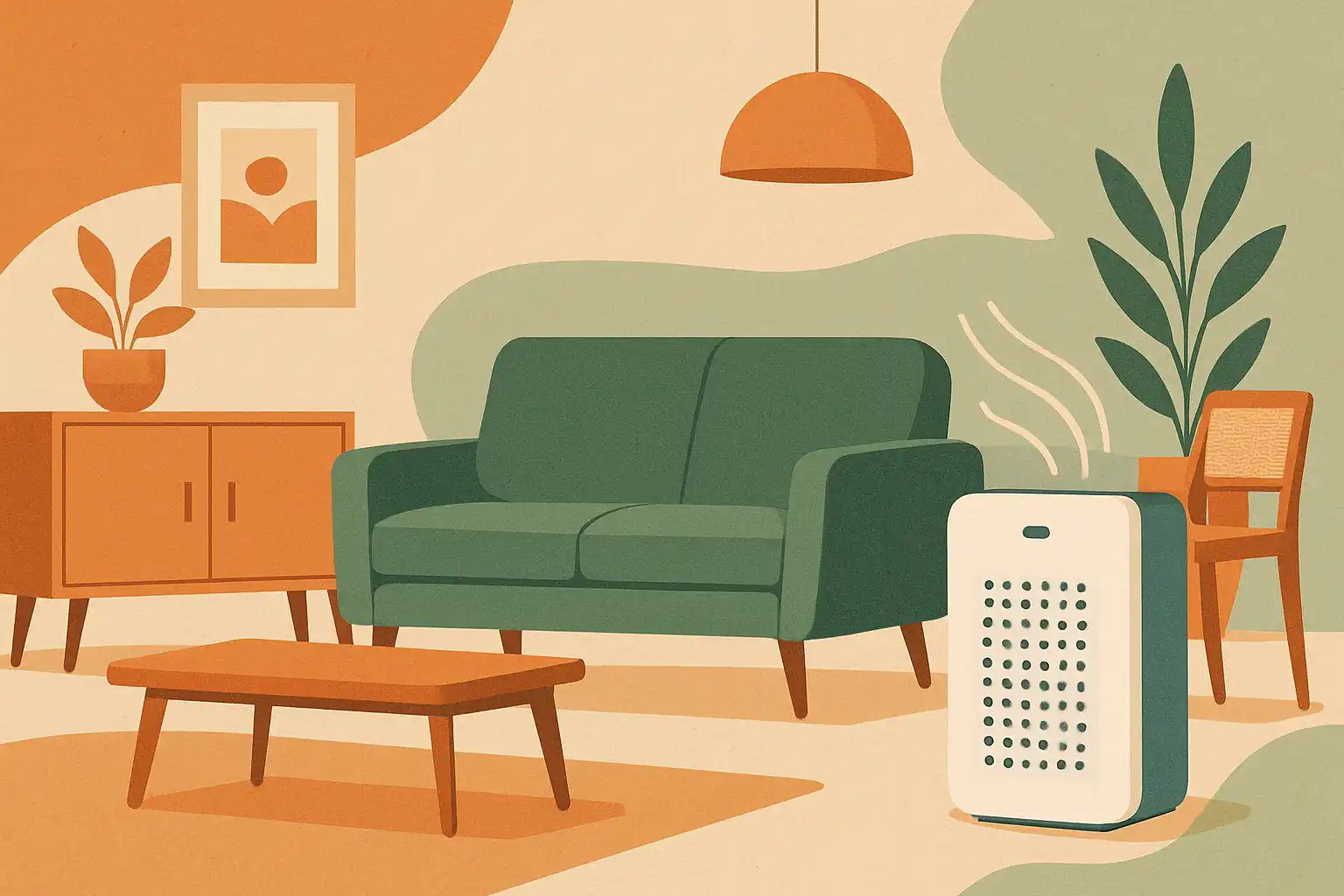 Interieur dat je luchtreiniger dankbaar is: materialen en meubels kiezen om filters minder te belasten