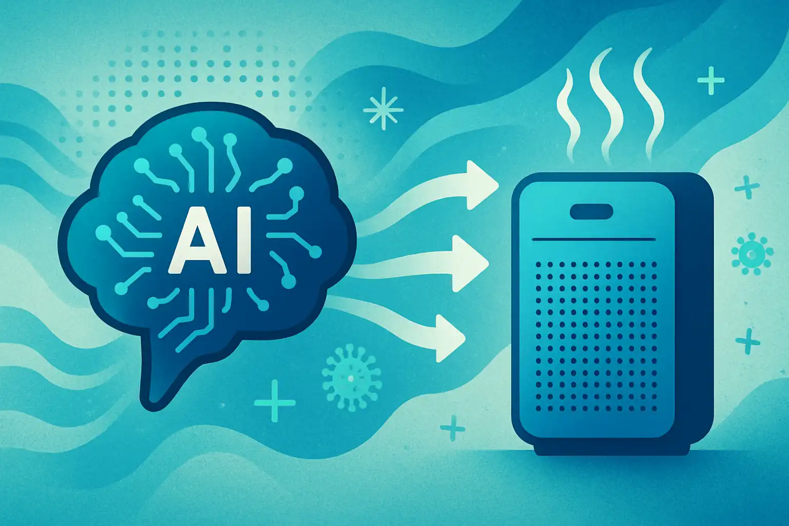 Laat kunstmatige intelligentie je luchtreiniger slimmer ademen: hoe voorspellende algoritmes je binnenlucht verbeteren