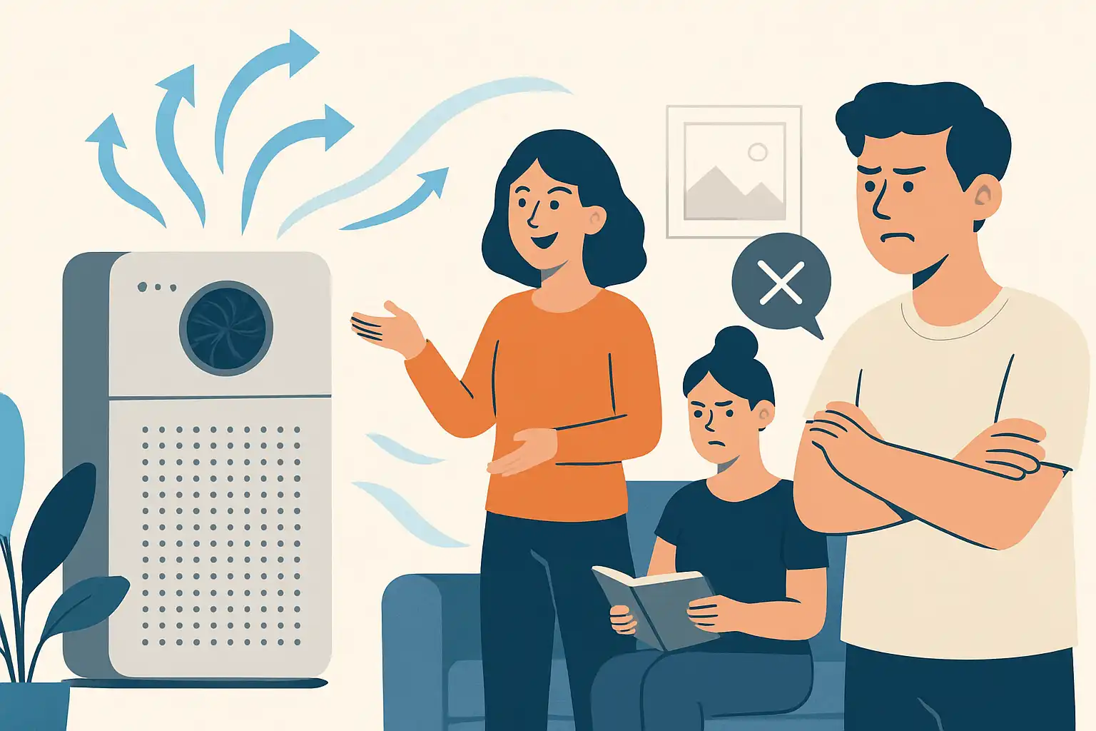 Luchtreiniger etiquette: hoe je slimme luchtverzorging gebruikt zonder je huisgenoten te irriteren