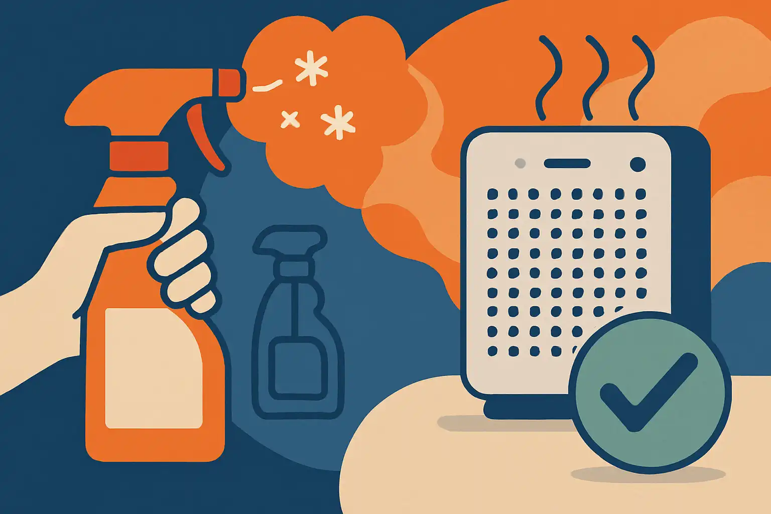 Stop met die schoonmaaktrucs: hoe schoonmaakmiddelen je luchtreiniger belasten en wat je wél moet gebruiken