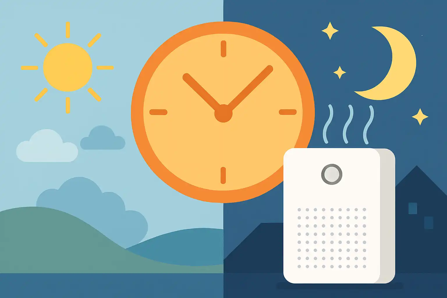 Van ochtend tot nacht: zo bepaal je hoeveel uur per dag je luchtreiniger moet draaien