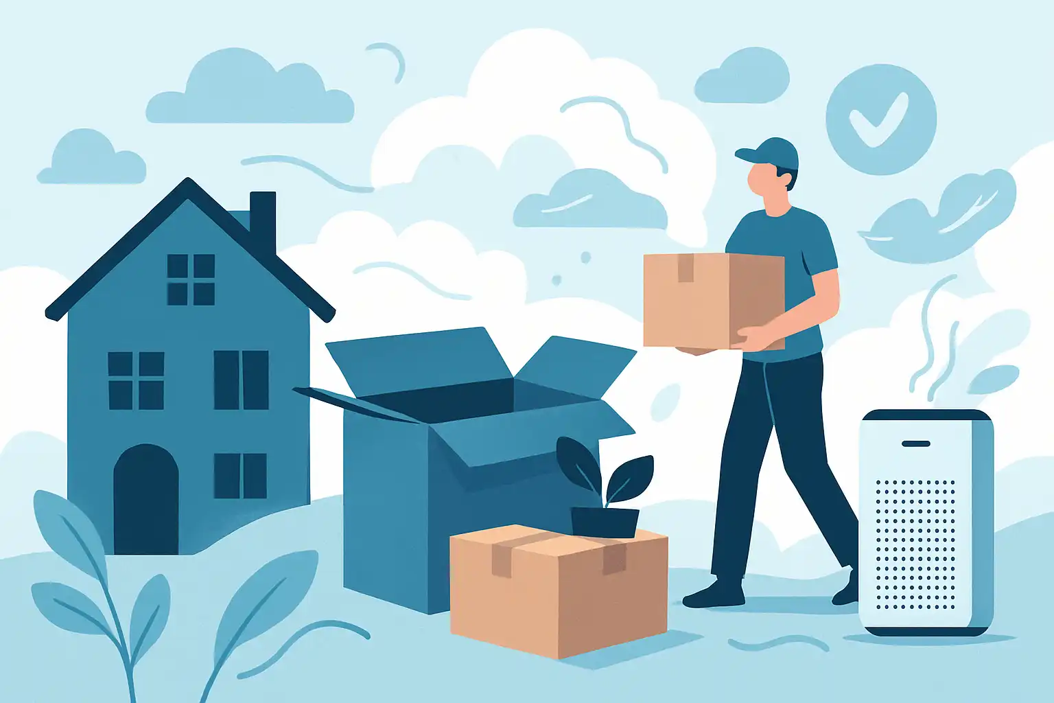 Verhuizen? zo pak je de luchtkwaliteit aan in je nieuwe huis
