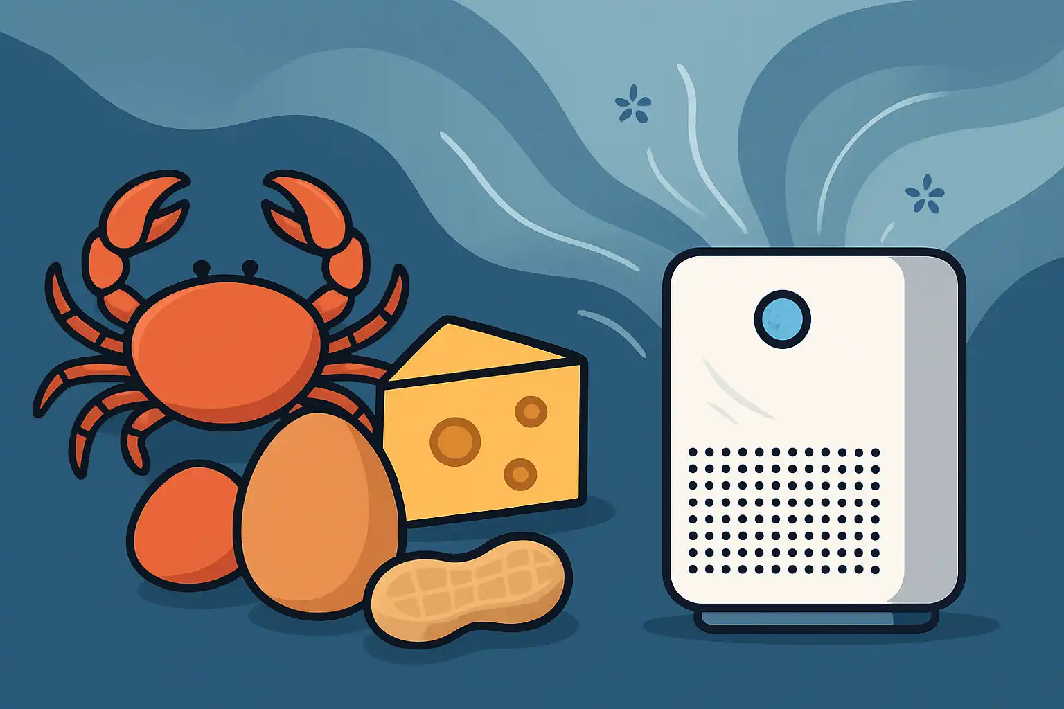 Voedselallergieën thuis: kunnen luchtreinigers kruisbesmetting verminderen?