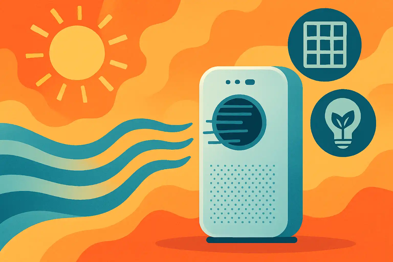 Zo gebruik je je luchtreiniger tijdens hittegolven: ventilatie, filters en energie slim regelen