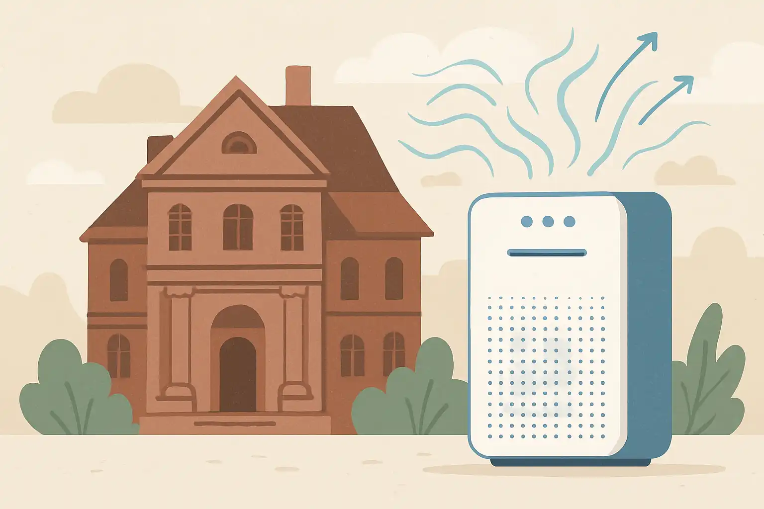 Zo kies je de juiste luchtreiniger voor een monumentaal of oud huis