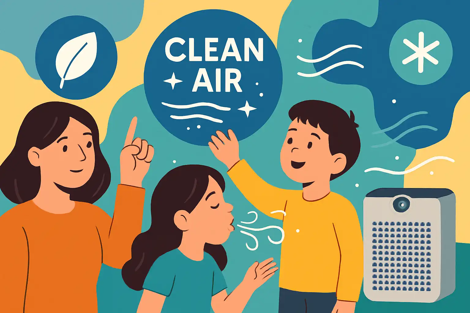 Zo leer je je kinderen over schone lucht: speelse tips en slimme luchtreiniger-routines voor gezinnen