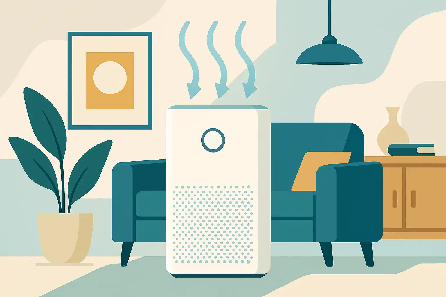 Zo verberg je je luchtreiniger zonder datie minder presteert: ontwerptrucs voor elk interieur