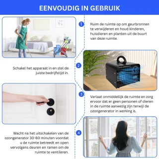 Ozon Generator - Ozon Apparaat - Ozongenerator - Luchtreiniger - Lucht Verschoner - Lucht Sterilisatie