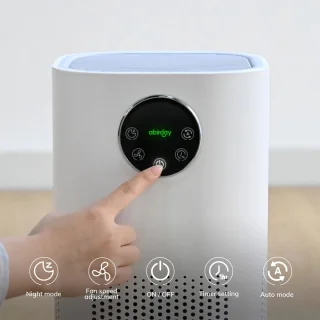 CYRO - HEPA Filter - Luchtreiniger - Luchtreiniger met Hepa filter - Luchtbevochtiger - Voor Huisallergieën - Huisdierenhaar - Rooklucht in verblijfsruimte - 2 in 1 HEPA filter - Wit