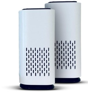 Luchtreiniger - Compact en Draagbaar - Air Purifier - Lonisator - Verwijdert Geur en Rook - Voor Ruimtes tot 5m² - 50 m³/u - Wit review