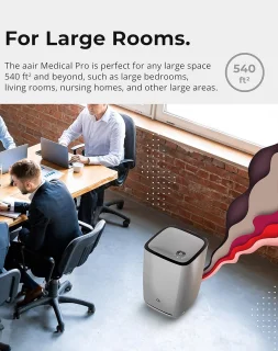 AERIS AAIR 3-IN-1 Pro luchtreiniger Stark White