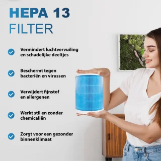 Aironex Luchtreiniger HEPA filter 40 m2