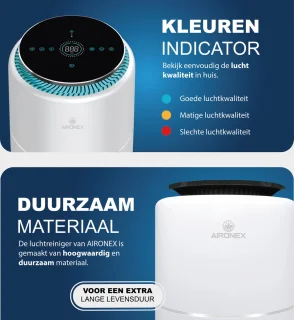 Aironex Luchtreiniger HEPA filter 40 m2