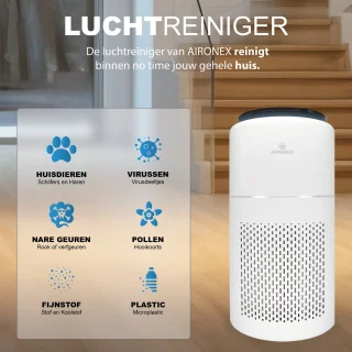 Aironex Luchtreiniger HEPA filter 40 m2