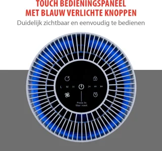 Alpina Luchtreiniger HEPA H13 5-10m² Wit