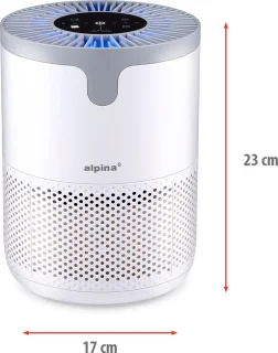 Alpina Luchtreiniger HEPA H13 5-10m² Wit
