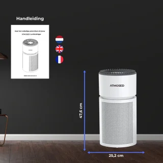 Atmosed Luchtreiniger HEPA 70 m²