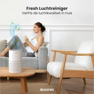 Auronic Fresh Luchtreiniger HEPA 13 Wit