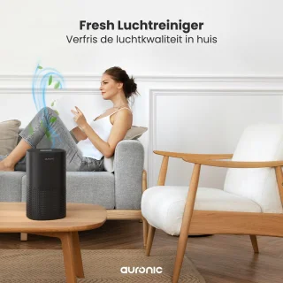 Auronic Fresh Luchtreiniger HEPA 13 Zwart