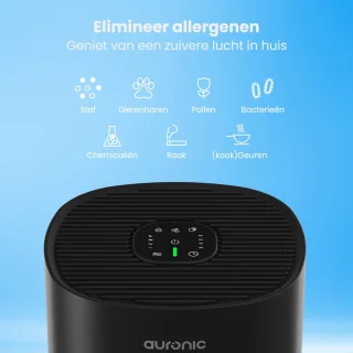 Auronic Fresh Luchtreiniger HEPA 13 Zwart