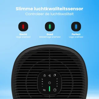 Auronic Fresh Luchtreiniger HEPA 13 Zwart
