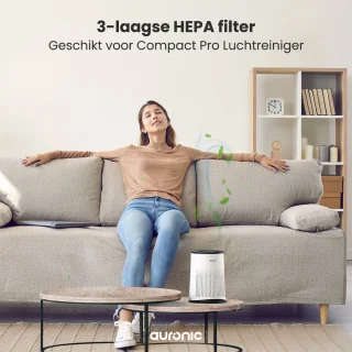 Auronic HEPA 13 Filter voor Compact Pro AU3291 en AU3292
