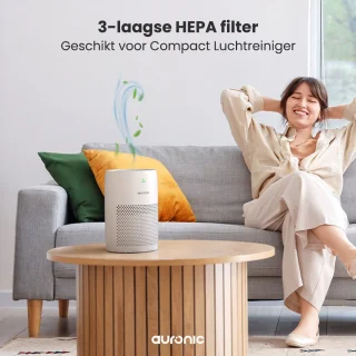 Auronic HEPA 13 Filter voor Luchtreiniger Compact AU3282