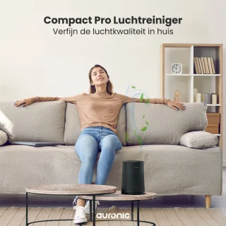 Auronic Luchtreiniger Compact Pro Zwart