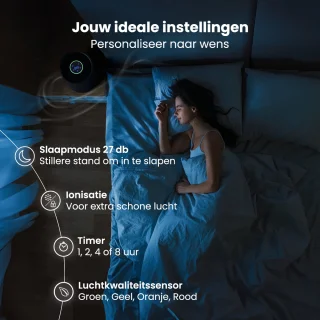Auronic Luchtreiniger Compact Pro Zwart