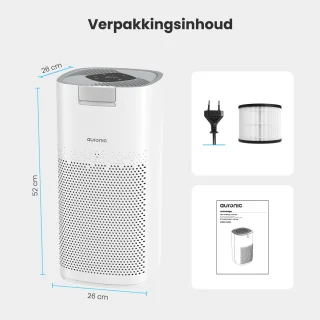 Auronic Ultra Luchtreiniger HEPA 13 Wit