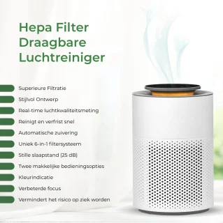 Ayma&Co Luchtreiniger Hepa 13 - 80m2