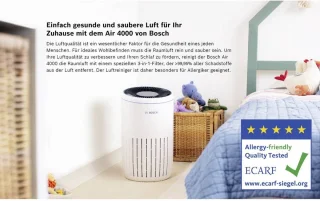 Bosch Air 4000 Luchtreiniger