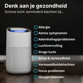 CLGP Air Purifier Luchtreiniger & Bevochtiger