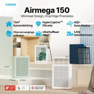 Coway Airmega 150 AP-1019C Luchtreiniger Navy