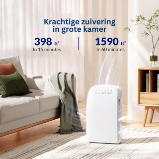 CRLYN Air Purifier Luchtreiniger Wit