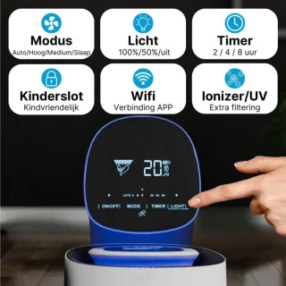 DailySupplies Air Purifier Luchtbevochtiger