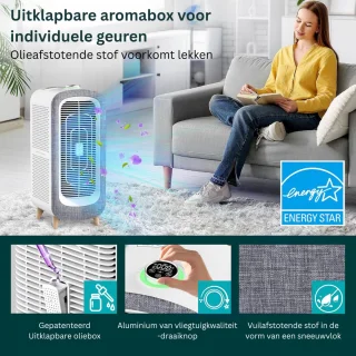 DailySupplies Air Purifier Luchtreiniger & Luchtbevochtiger