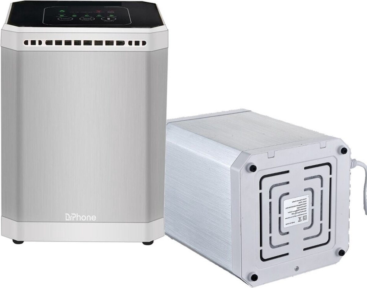 De DrPhone AIR02 Luchtreiniger Zilver in één oogopslag