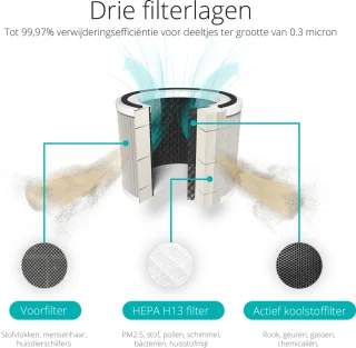 Duux Bright 2 Smart Luchtreiniger Zwart