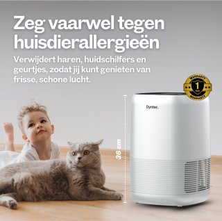 Dynter AirPure PA244 Luchtreiniger met HEPA Filter