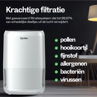 Dynter AirPure PA244 Luchtreiniger met HEPA Filter