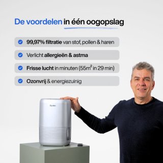 Wat vinden we goed aan de Dynter AirPure PA244 Luchtreiniger