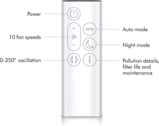 Dyson Purifier Cool Gen1 TP10 Luchtreiniger Ventilator Zilver/Wit