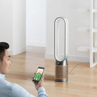 Dyson Purifier Cool PC2 De-NOx Luchtreiniger Ventilator Wit/Goud