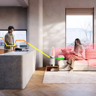 Dyson Purifier Hot+Cool HP1 Luchtreiniger Wit