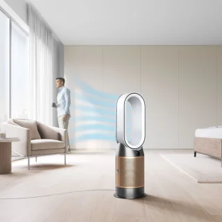 Dyson Purifier Hot+Cool HP2 De-NOx Luchtreiniger Wit/Goud